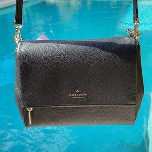 Kate Spade Leila Medium Flap Leather Shoulder Bag